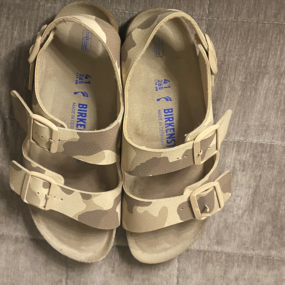 Birkenstock men or women Beige Camouflage Sandals